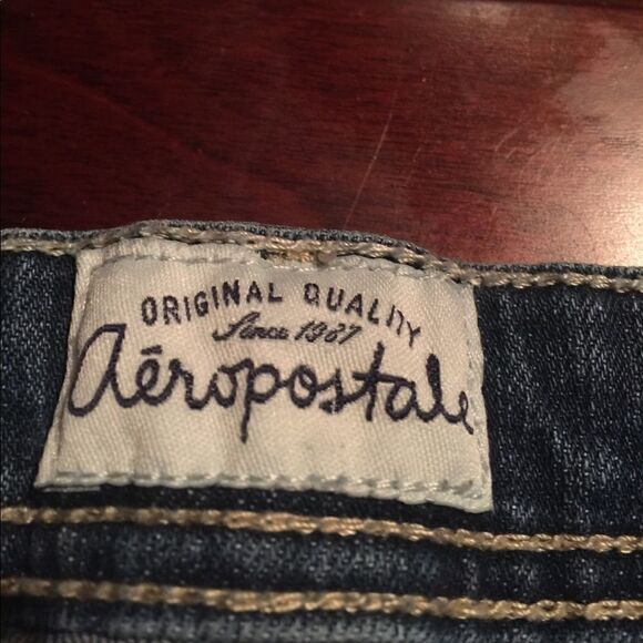 Girls Aeropostale Jean shorts size 13-14 - Picture 2 of 6